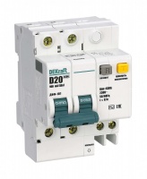 Автоматический выключатель дифференциального тока (дифавтомат, АВДТ) 15105DEK